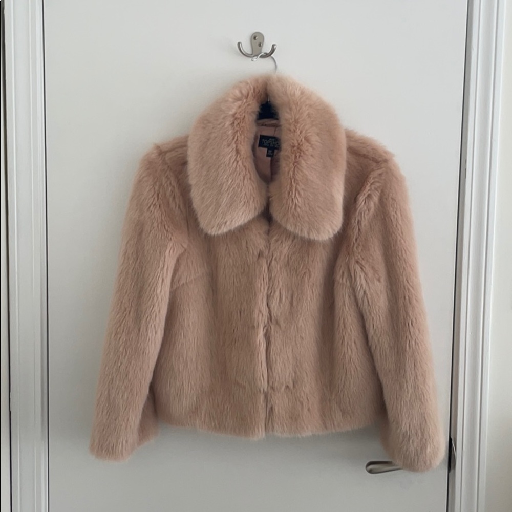 Topshop Faux Fur Jacket